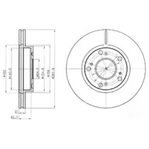 BG4294 DELPHI DELPHI HONDA диск гальмівний передн.Civic VIII Hybrid 06-