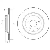 BG4567C DELPHI DELPHI MAZDA гальмівний диск задн.CX-5 11-