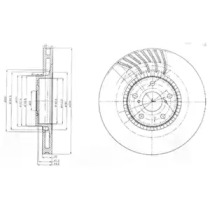 BG9011 DELPHI DELPHI Тормозной диск пер. лів. Lexus GS 05-