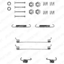 LY1055 DELPHI Монтажный комплект барабанных колодок